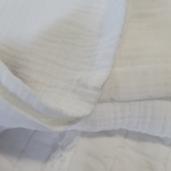 Cynthia Rowley Lightweight 100% Cotton Cropped Pants 2X White NWOT - Picture 12 of 13